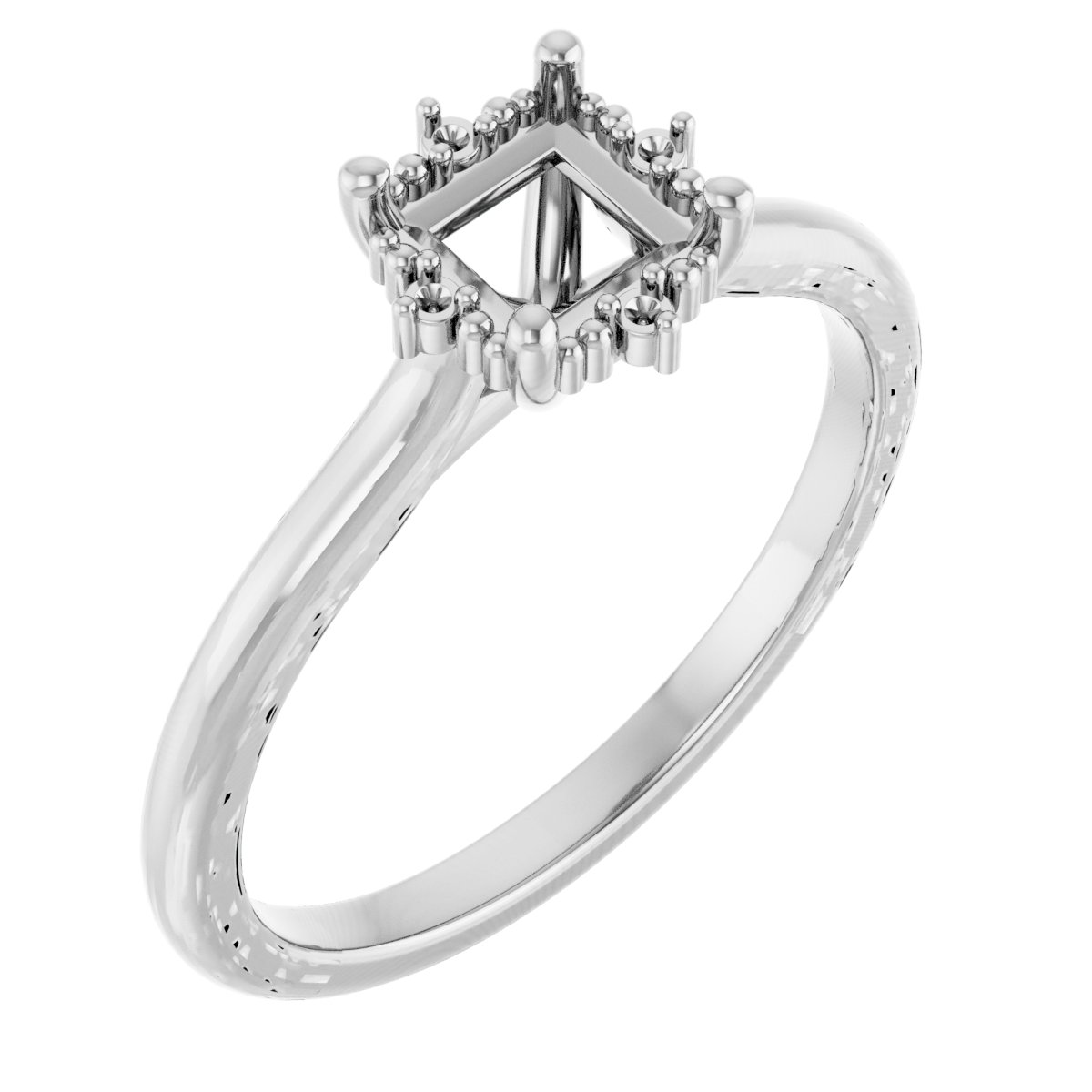 Halo-Style Engagement Ring