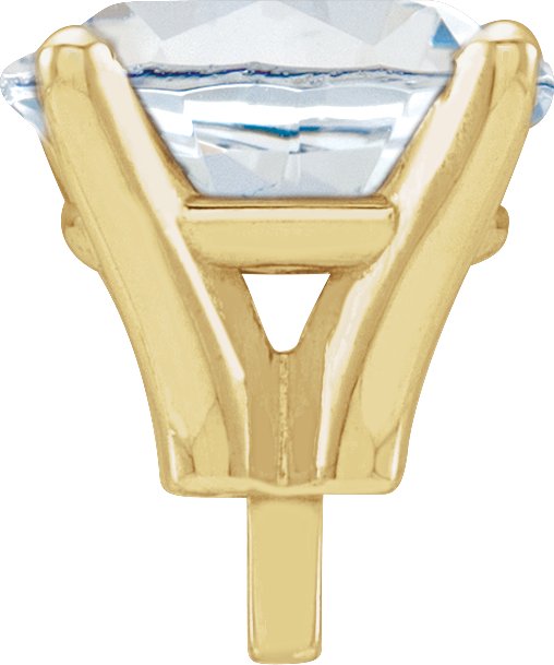 Cushion 4-Prong Peg Setting