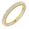 14K Yellow 0.88 CTW Natural Diamond Eternity Band Size NONE Ref 19047456