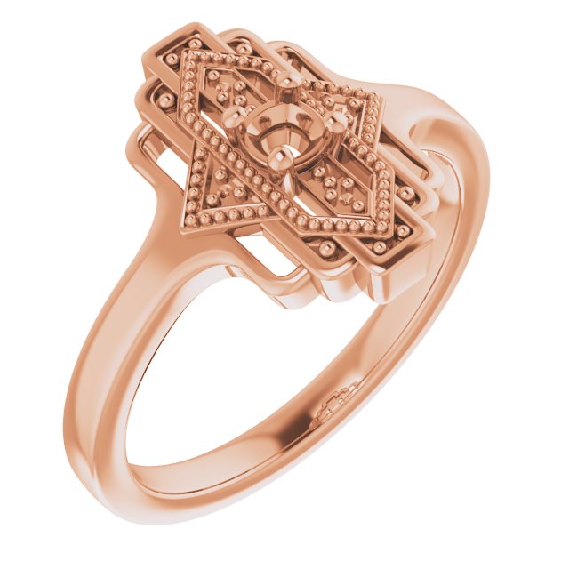 Vintage-Inspired Accented Ring