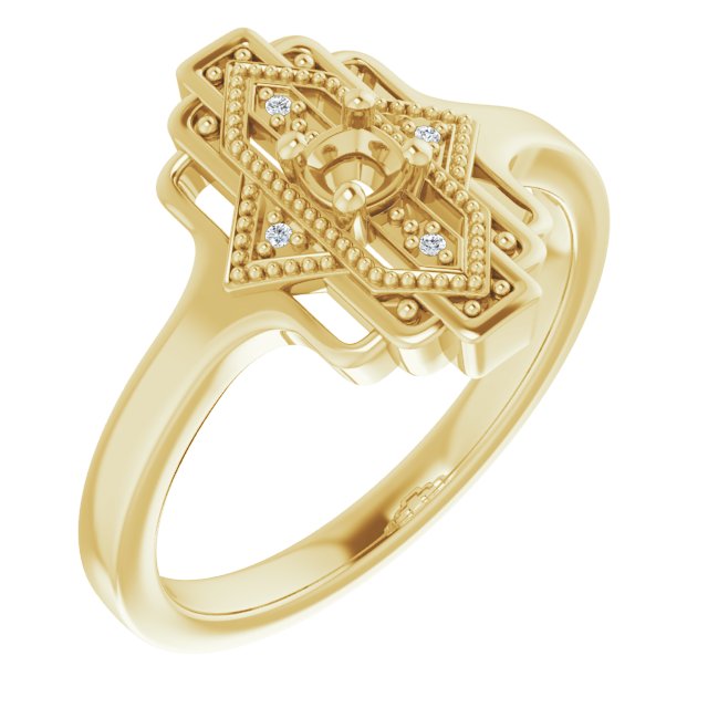 14k Yellow Gold