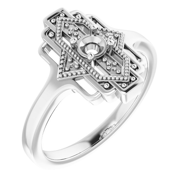 Vintage-Inspired Accented Ring