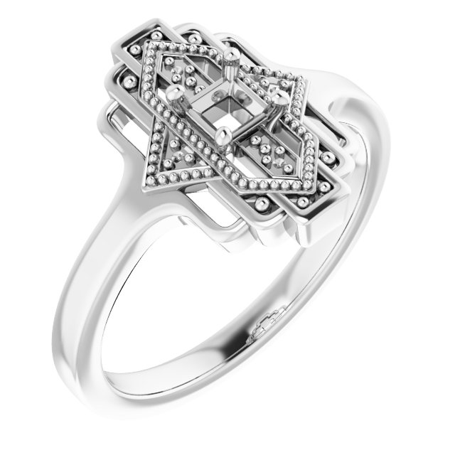 Vintage-Inspired Accented Ring