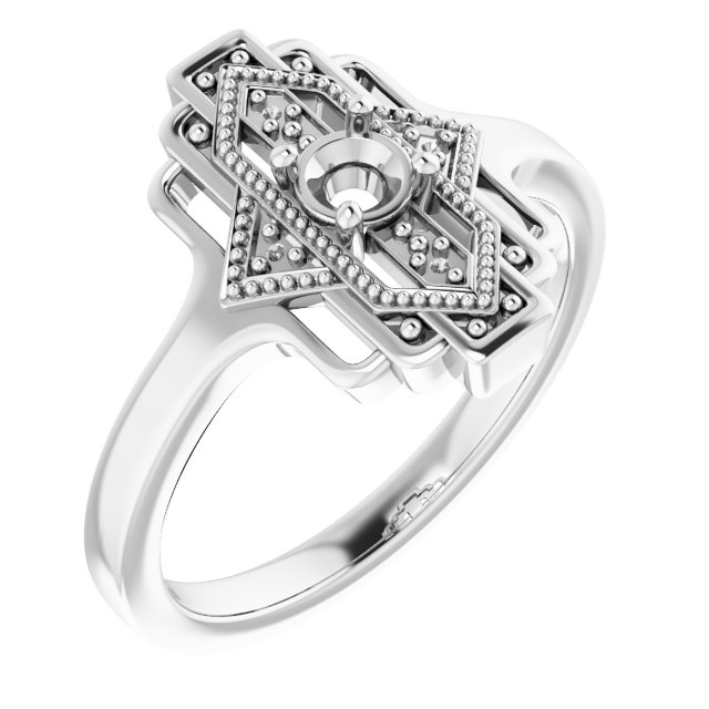 Vintage-Inspired Accented Ring