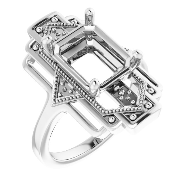 Vintage-Inspired Accented Ring