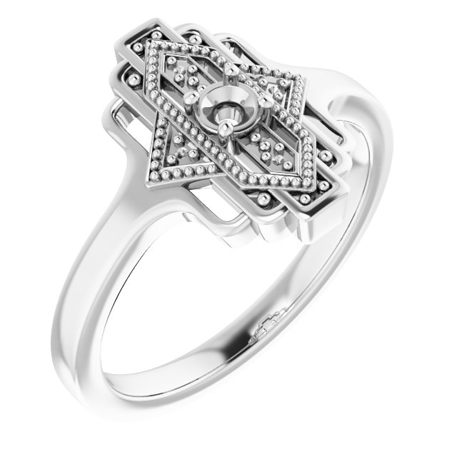 Vintage-Inspired Accented Ring