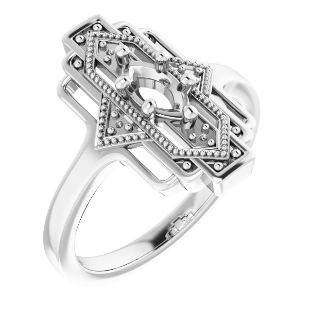 Vintage-Inspired Accented Ring