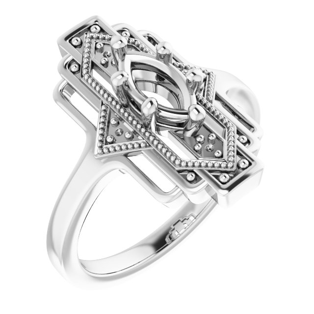 Vintage-Inspired Accented Ring