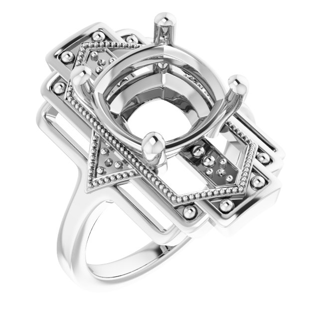 Vintage-Inspired Accented Ring