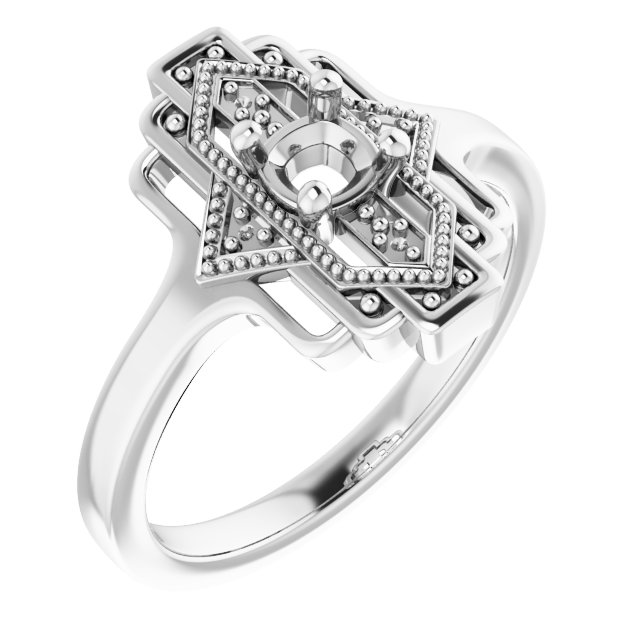 Vintage-Inspired Accented Ring