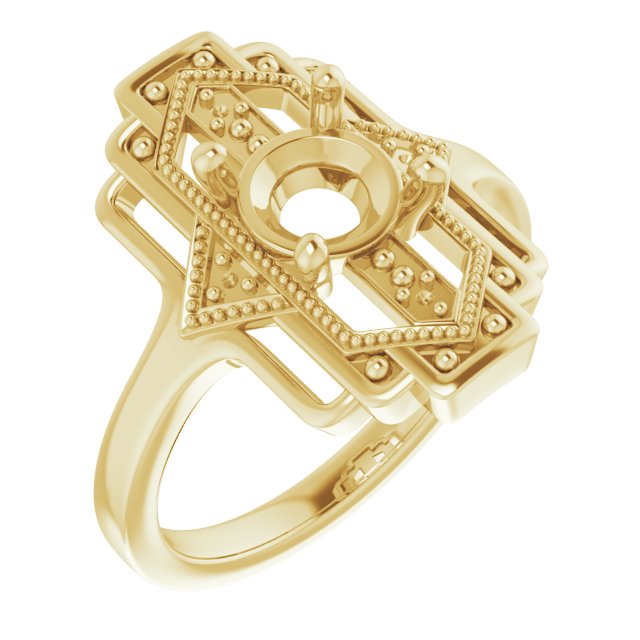 Vintage-Inspired Accented Ring