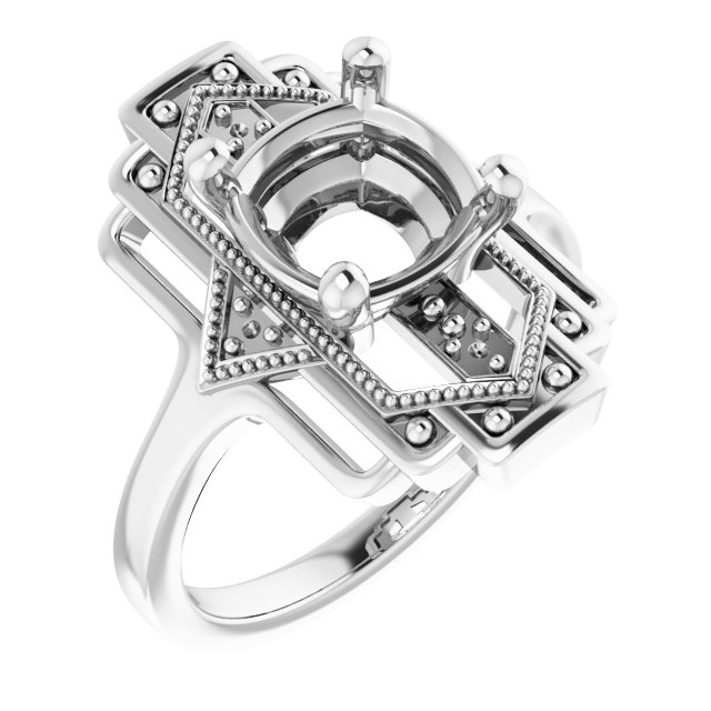 Vintage-Inspired Accented Ring