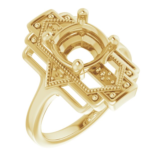 Vintage-Inspired Accented Ring
