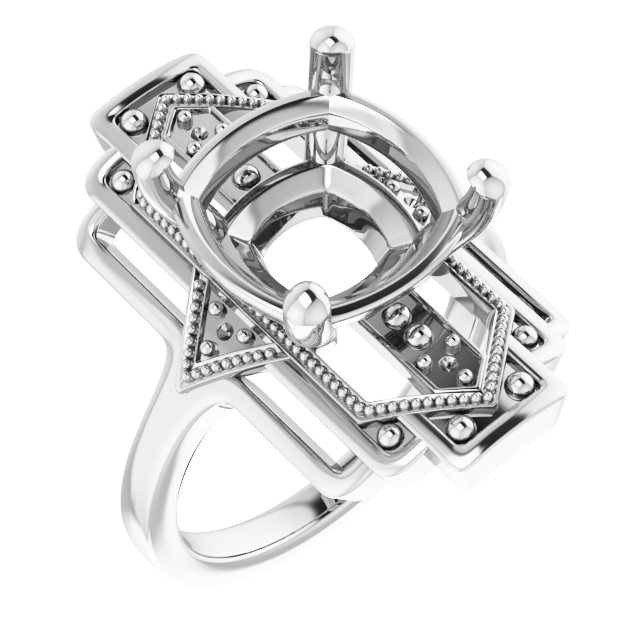 Vintage-Inspired Accented Ring