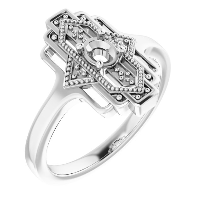Vintage-Inspired Accented Ring