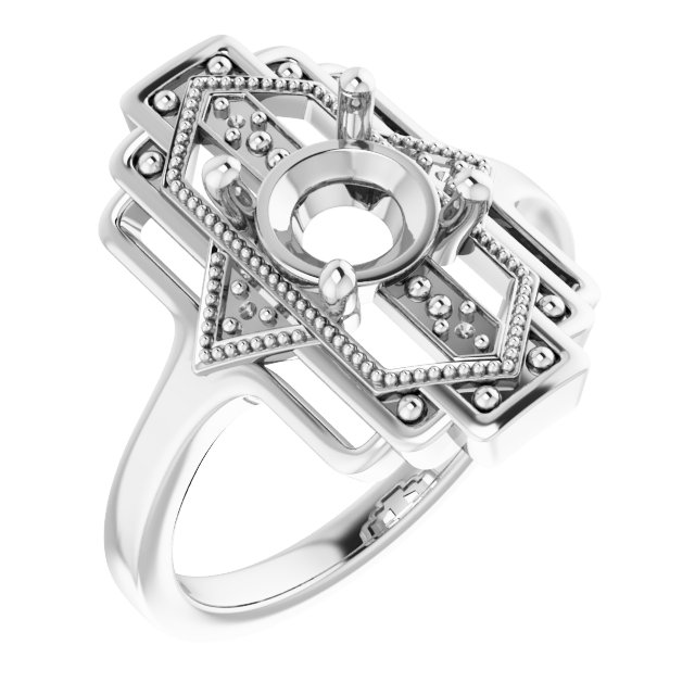 Vintage-Inspired Accented Ring