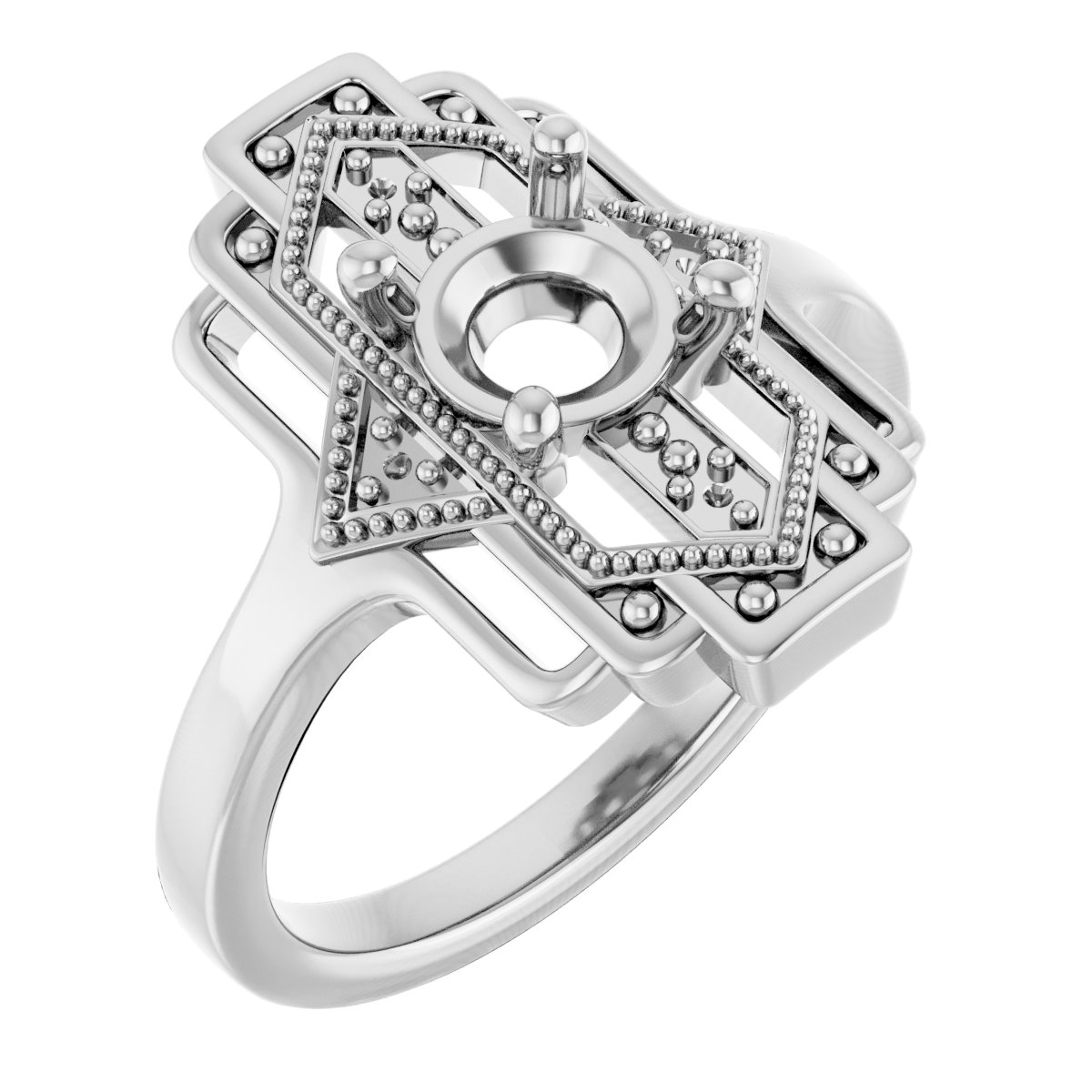 Vintage-Inspired Accented Ring