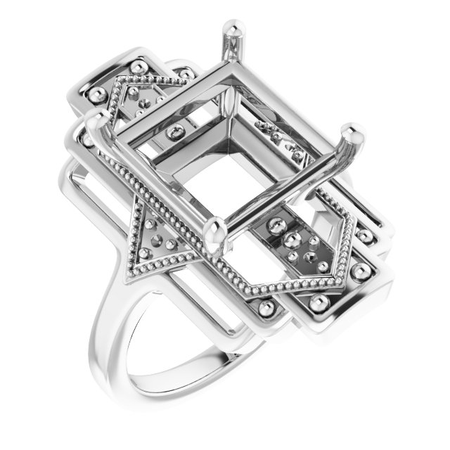 Vintage-Inspired Accented Ring