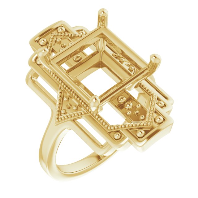Vintage-Inspired Accented Ring