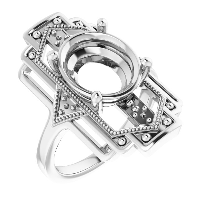 Vintage-Inspired Accented Ring