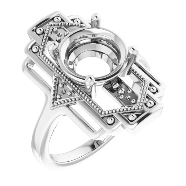 Vintage-Inspired Accented Ring