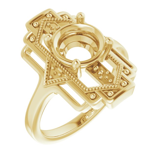 Vintage-Inspired Accented Ring