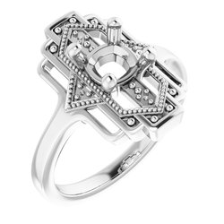 Vintage-Inspired Accented Ring 