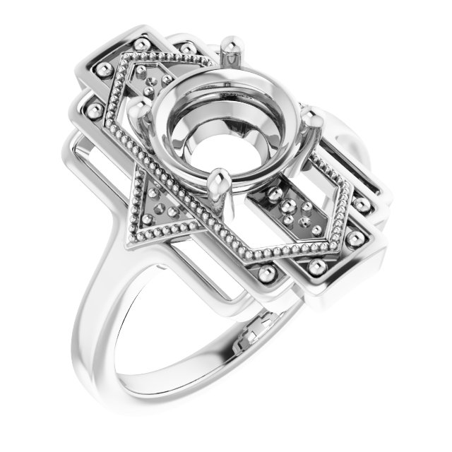 Vintage-Inspired Accented Ring