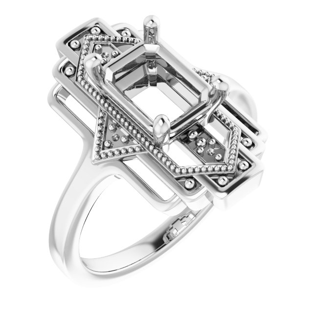 Vintage-Inspired Accented Ring