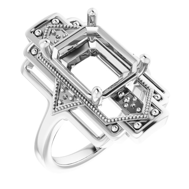 Vintage-Inspired Accented Ring
