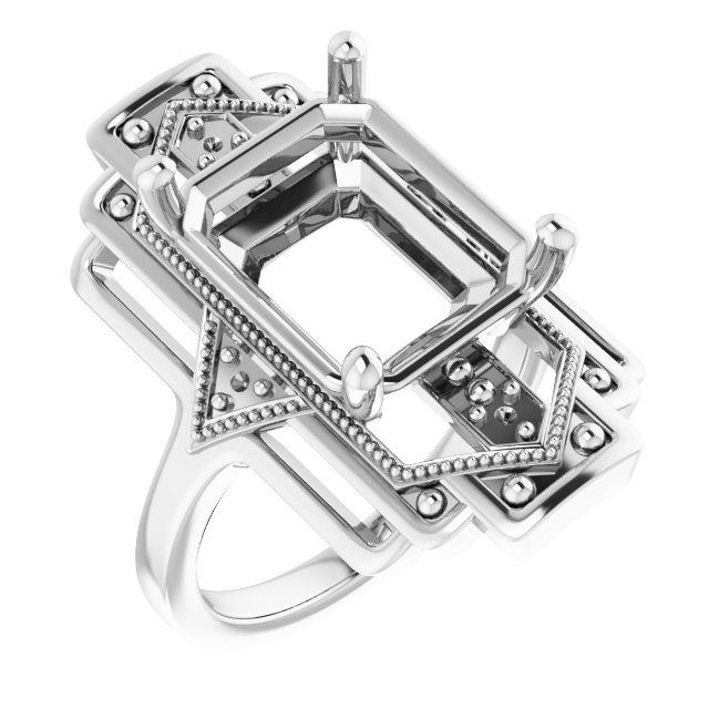 Vintage-Inspired Accented Ring