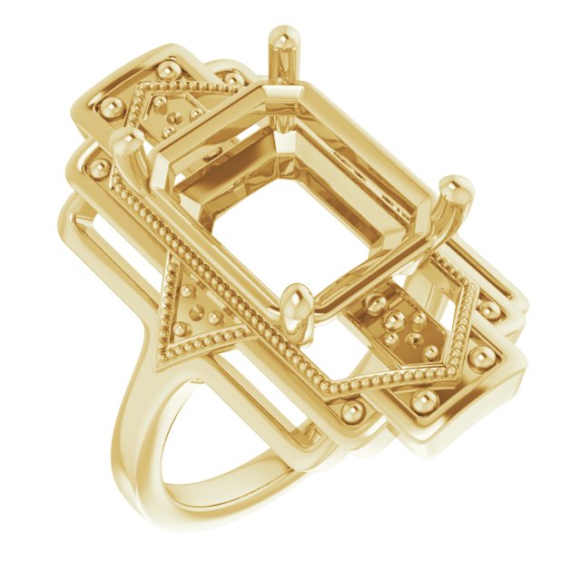 Vintage-Inspired Accented Ring