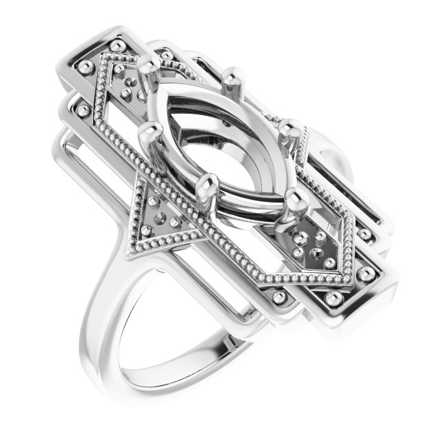 Vintage-Inspired Accented Ring