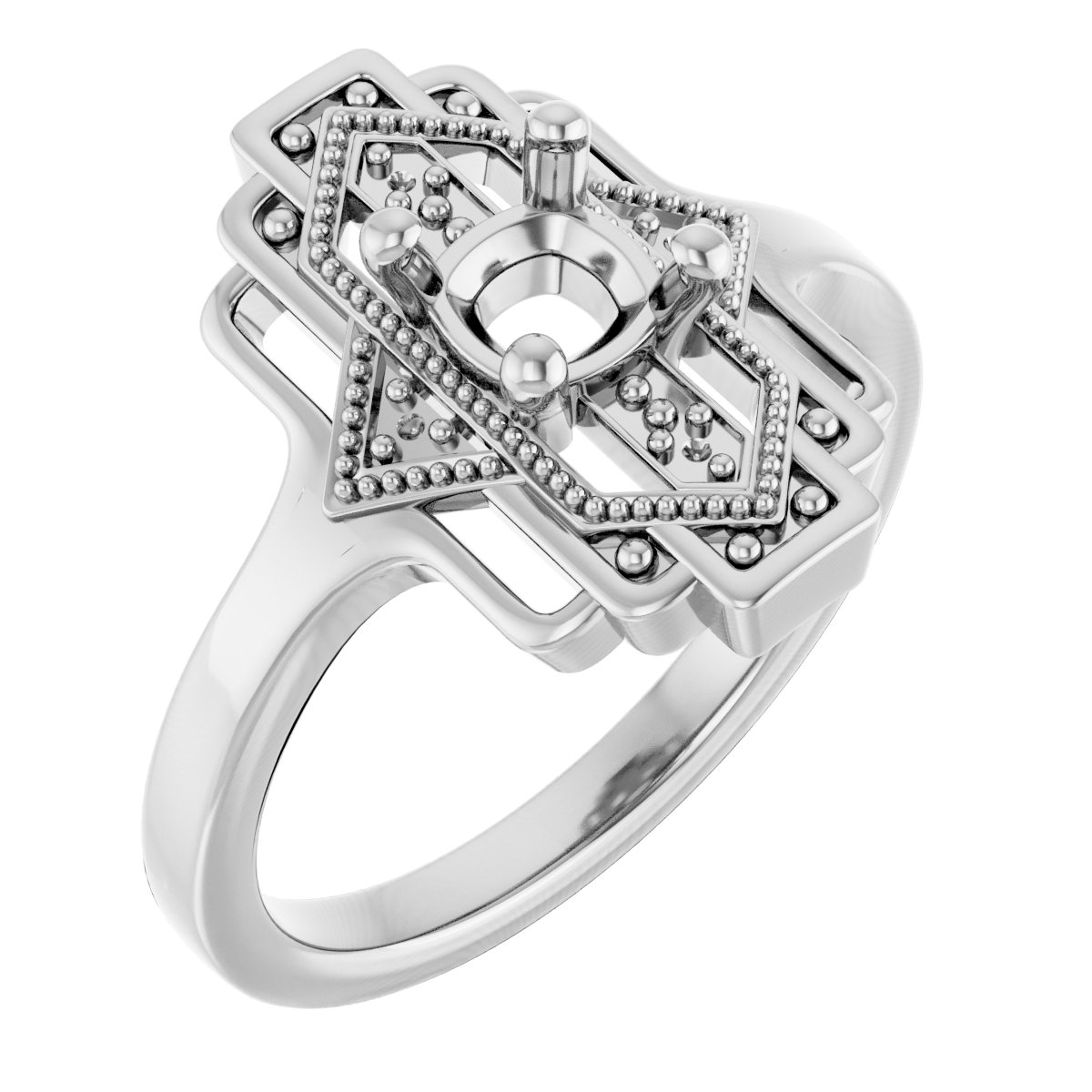 Vintage-Inspired Accented Ring