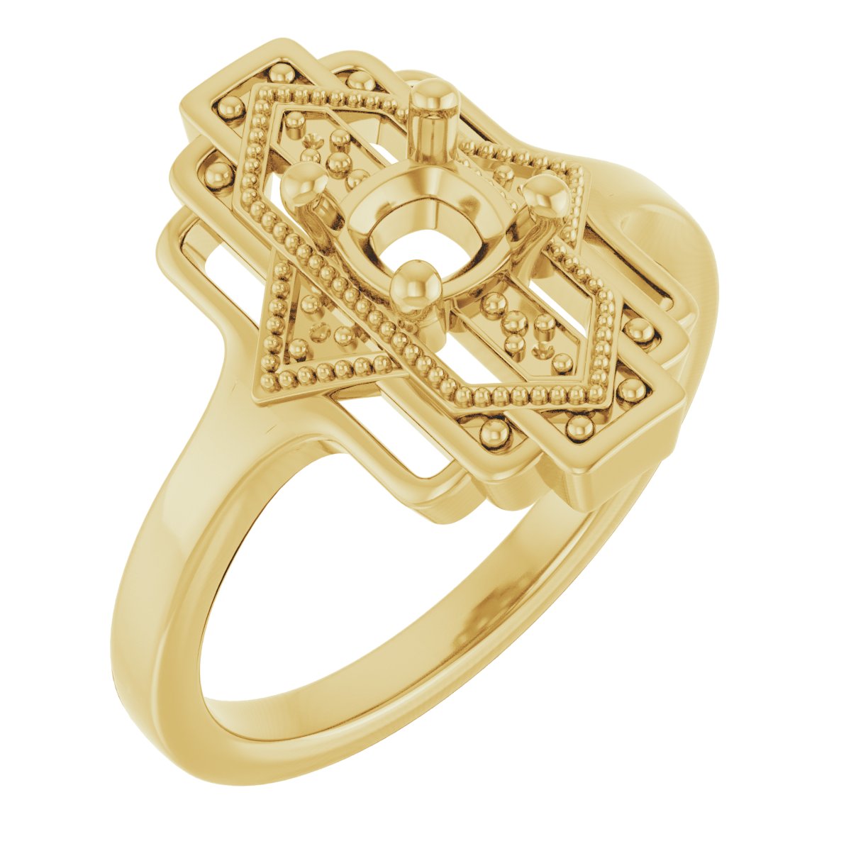 Vintage-Inspired Accented Ring