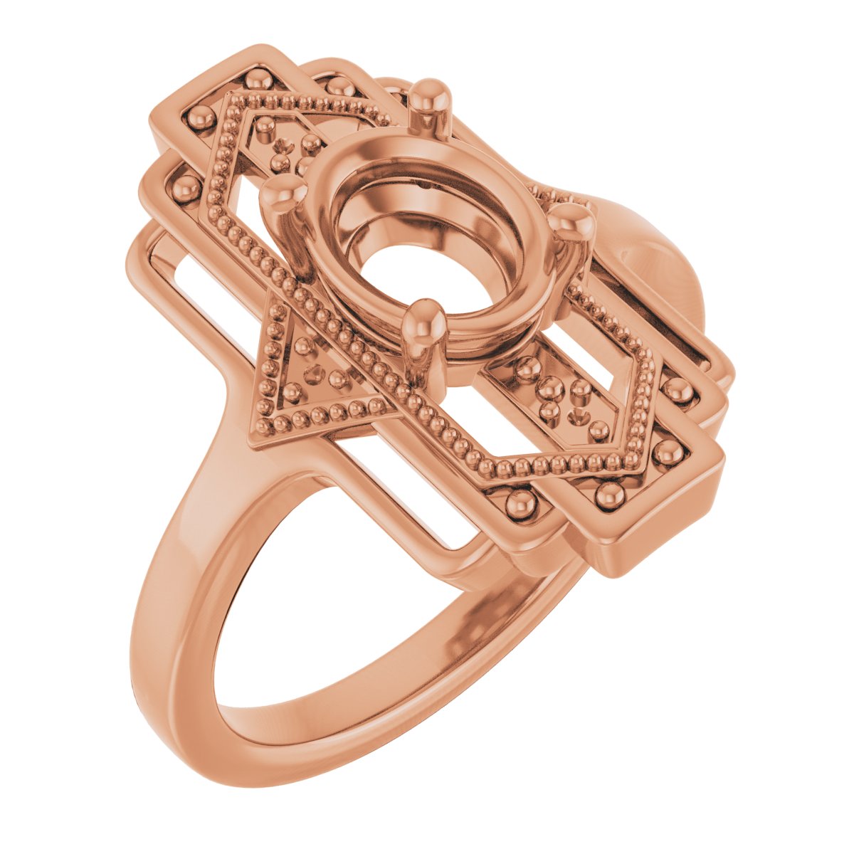 Vintage-Inspired Accented Ring