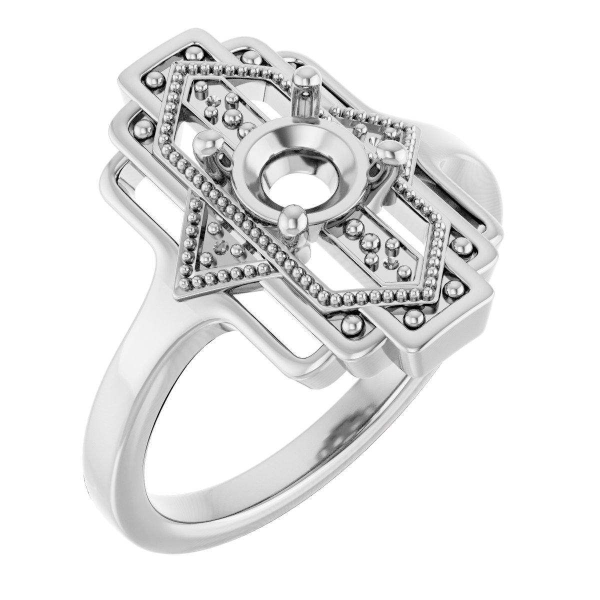 Vintage-Inspired Accented Ring