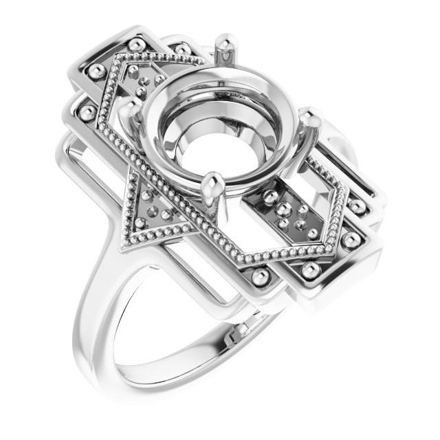 Vintage-Inspired Accented Ring