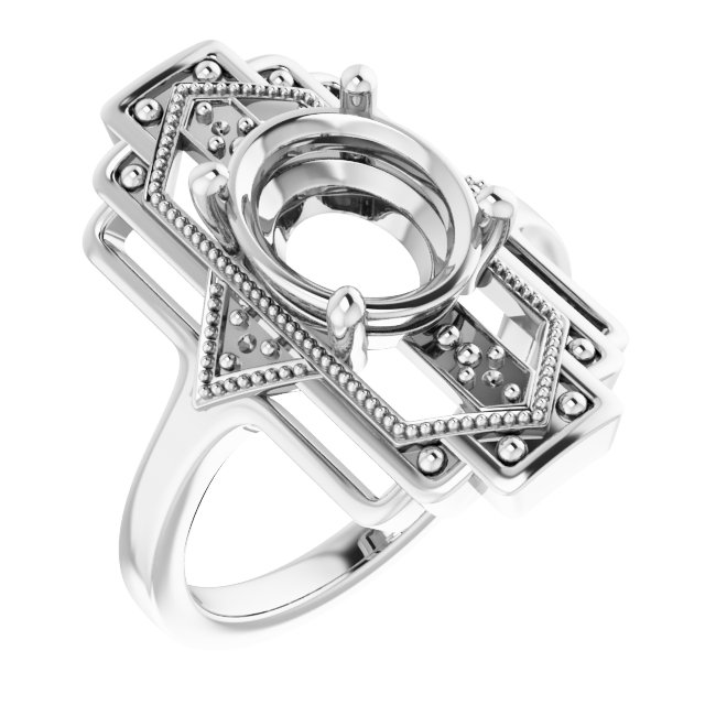 Vintage-Inspired Accented Ring