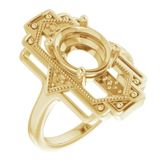 Vintage-Inspired Accented Ring