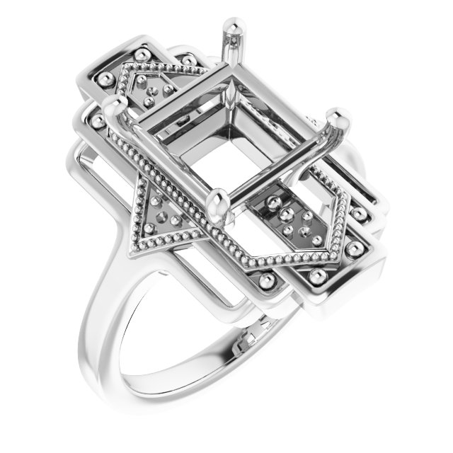 Vintage-Inspired Accented Ring