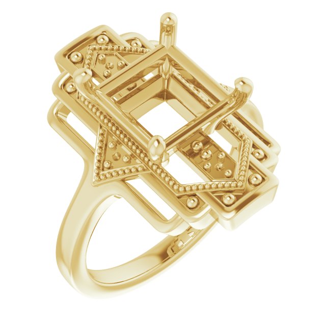 Vintage-Inspired Accented Ring