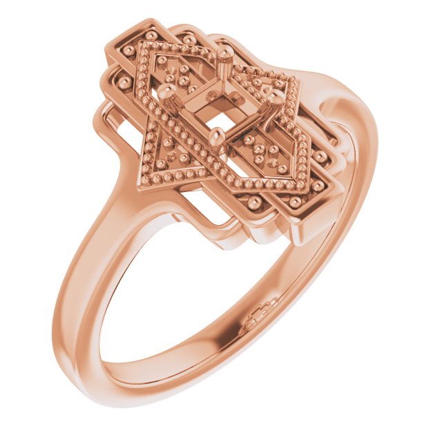 Vintage-Inspired Accented Ring
