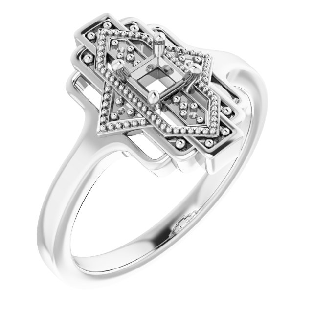 Vintage-Inspired Accented Ring