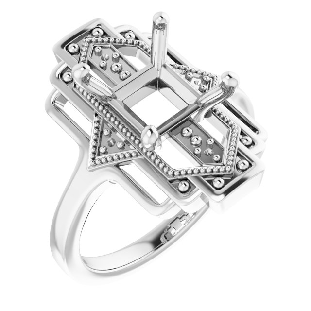 Vintage-Inspired Accented Ring