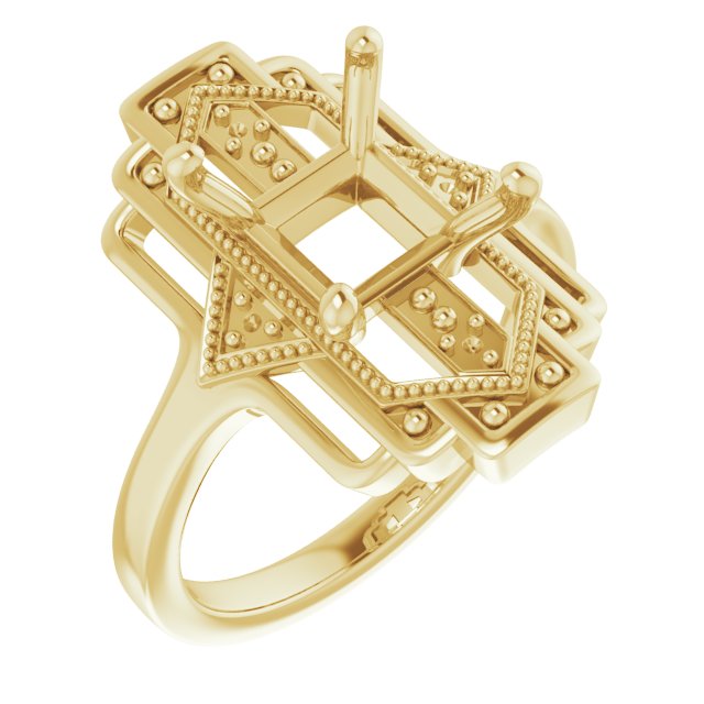 Vintage-Inspired Accented Ring