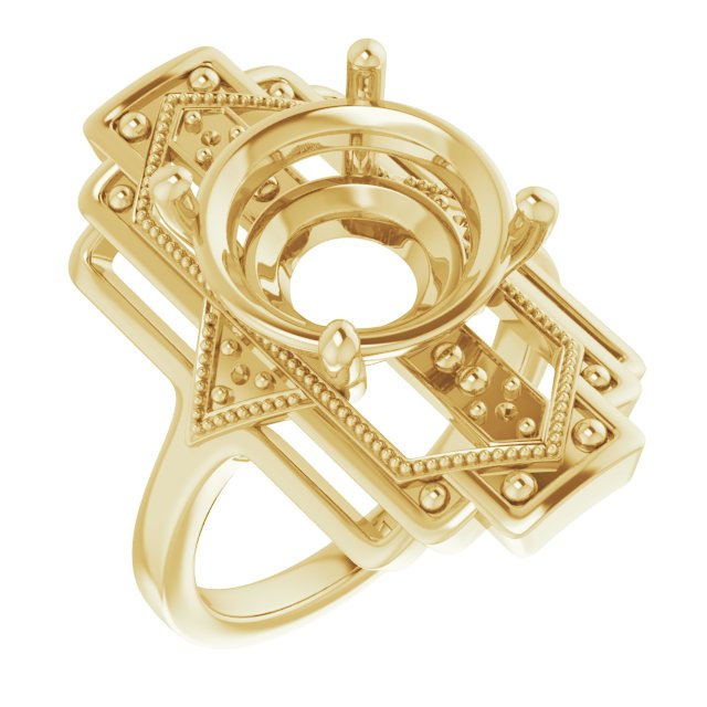 Vintage-Inspired Accented Ring