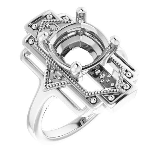 Vintage-Inspired Accented Ring
