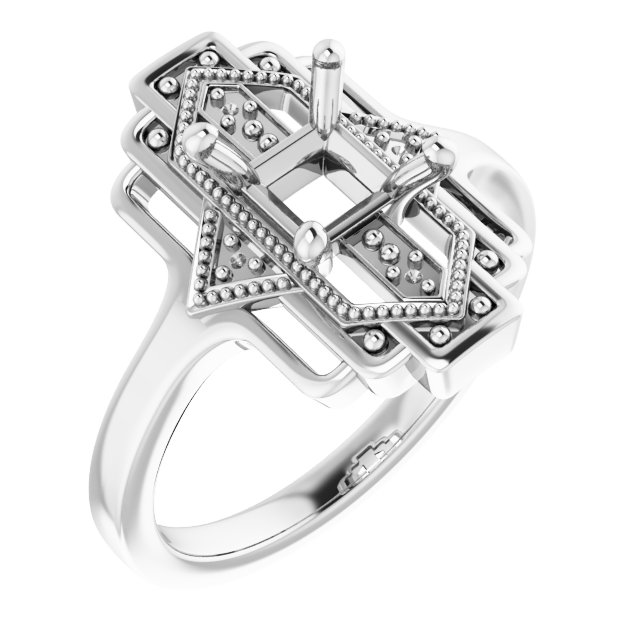 Vintage-Inspired Accented Ring