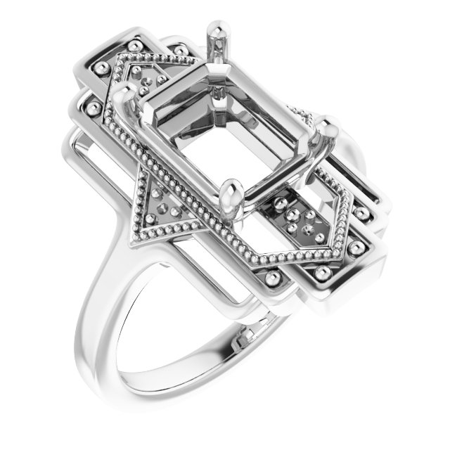 Vintage-Inspired Accented Ring